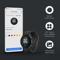 HAYLOU RS3 LS04 inteligentny zegarek 5ATM wodoodporny GPS 5ATM ekran AMOLED 14 tryby sportowe Smartwatch mężczyzn i kobiet dla Android IOS 6